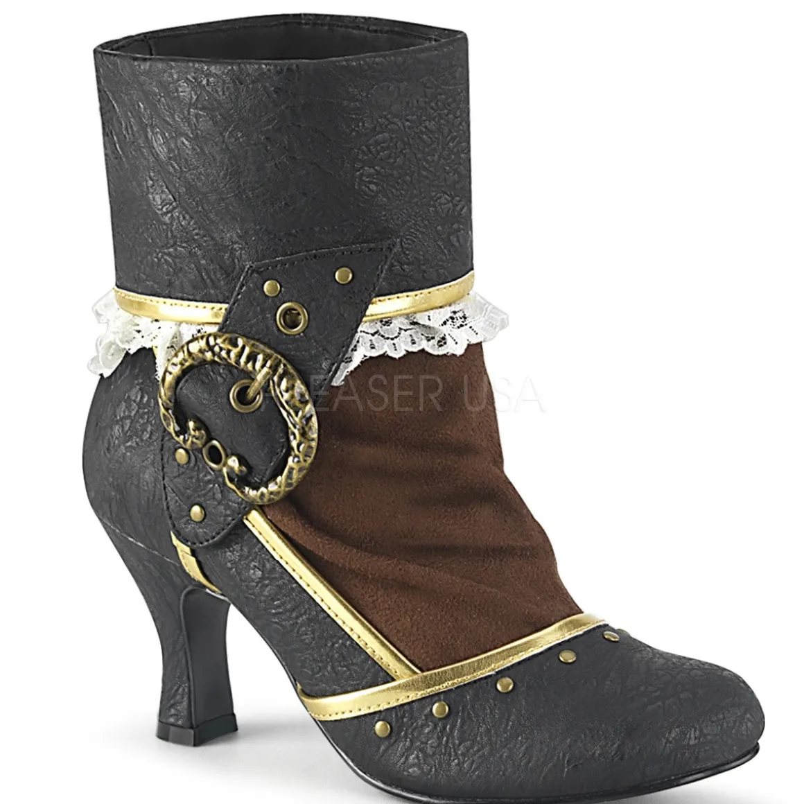 brun_noir_microfibre__cm__0.webp Brun Noir Microfibre 7,5 cm MATEY-115 Retro Bottines Hautes