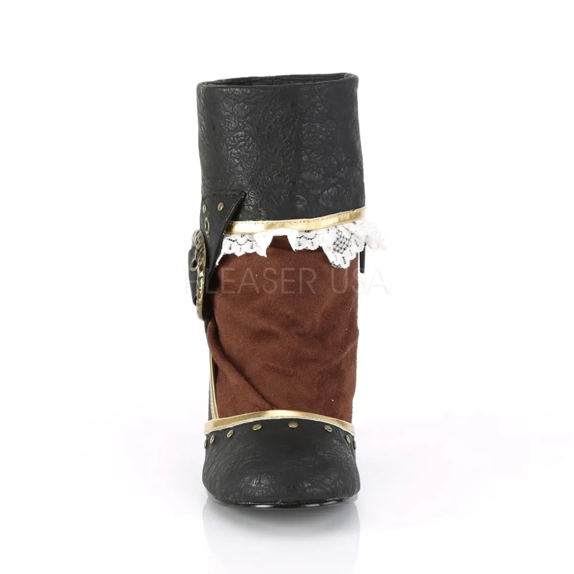 brun_noir_microfibre__cm__3.webp Brun Noir Microfibre 7,5 cm MATEY-115 Retro Bottines Hautes