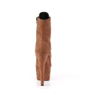 Brun Similicuir 18 cm ADORE-1020FS bottines femmes à lacets
