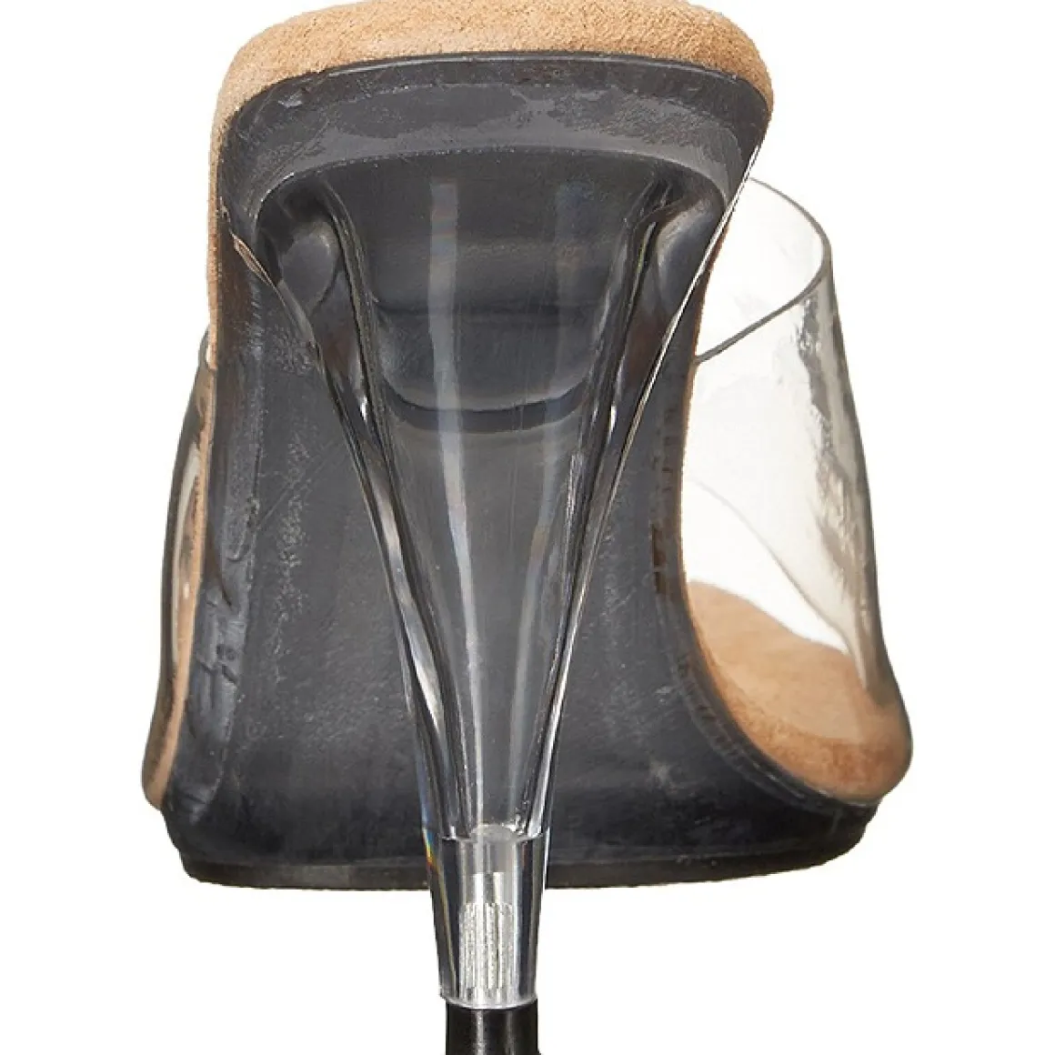 brun_transparent__cm_care_5.webp Brun Transparent 11 cm CARESS-401 Plateau Mules Talons Hauts
