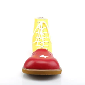 CLOWN-02 funtasma chaussures de clown et de cirque unisexes jaunes