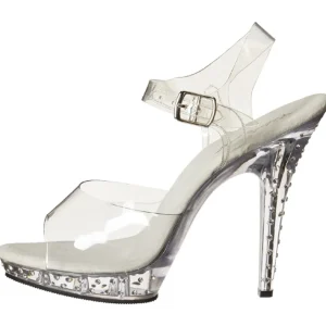 Diamant Argent 13 cm Fabulicious LIP-108SDT Talons Aiguilles Plateforme