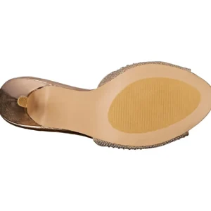 Dorée 8,5 cm LUCY-01 etincelle plates mules talons hauts