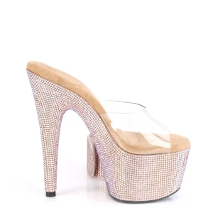 Dorée strass 18 cm BEJEWELED-712RS talon haut avec manchette de cheville