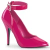 Escarpins pink verni 13 cm SEDUCE-431 escarpins à talons avec sangle de cheville