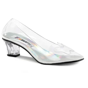 Escarpins transparents 5 cm CRYSTAL-103 escarpins de princesse chaussures cosplay