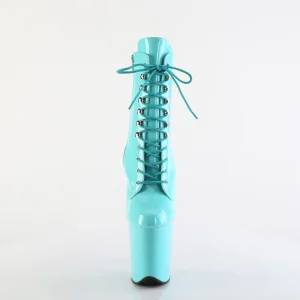 FLAMINGO-1020 20 cm bottine talon haut femme pleaser turquoise
