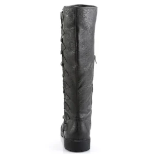 GOTHAM-109 noires botte de capitaine cosplay halloween bottes pour hommes