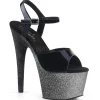 Gris 18 cm ADORE-709OMBRE etincelle sandales avec plateforme