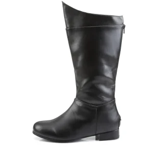 HERO-100 noires botte de superman cosplay halloween héros bottes pour hommes