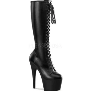 Mat 18 cm ADORE-2023 plateformes bottes à lacets pour femmes