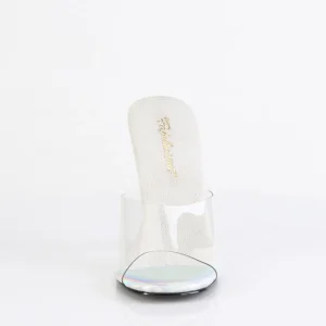 Mules Argent 11,5 cm GALA-01DML Mules à talons hauts strass
