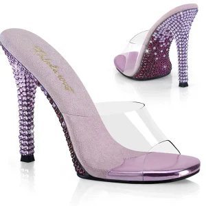 Mules Lavande 11,5 cm GALA-01DMM Mules à talons hauts strass