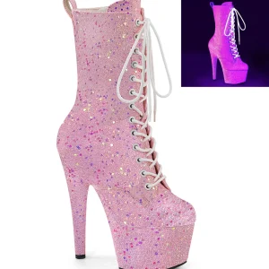 Neon glitter 18 cm Pleaser bottines talons hauts femme