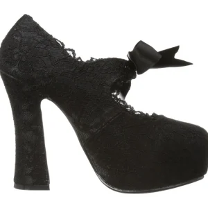Noir 13 cm DEMON-11 chaussures lolita gothique
