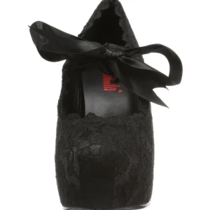 Noir 13 cm DEMON-11 chaussures lolita gothique