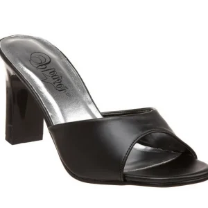 Noir 8,5 cm Fabulicious ROMANCE-301-2 Mules Talons Hauts