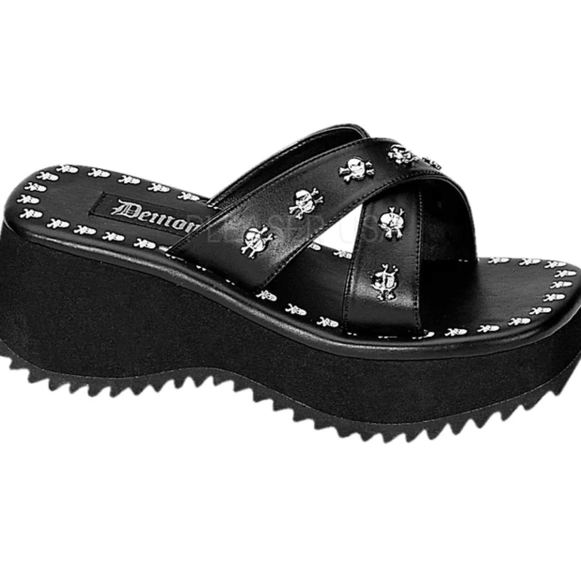 noir__cm_flip_plateforme__0.webp Noir 6,5 cm FLIP-05 Plateforme Tongs Gothique Femmes