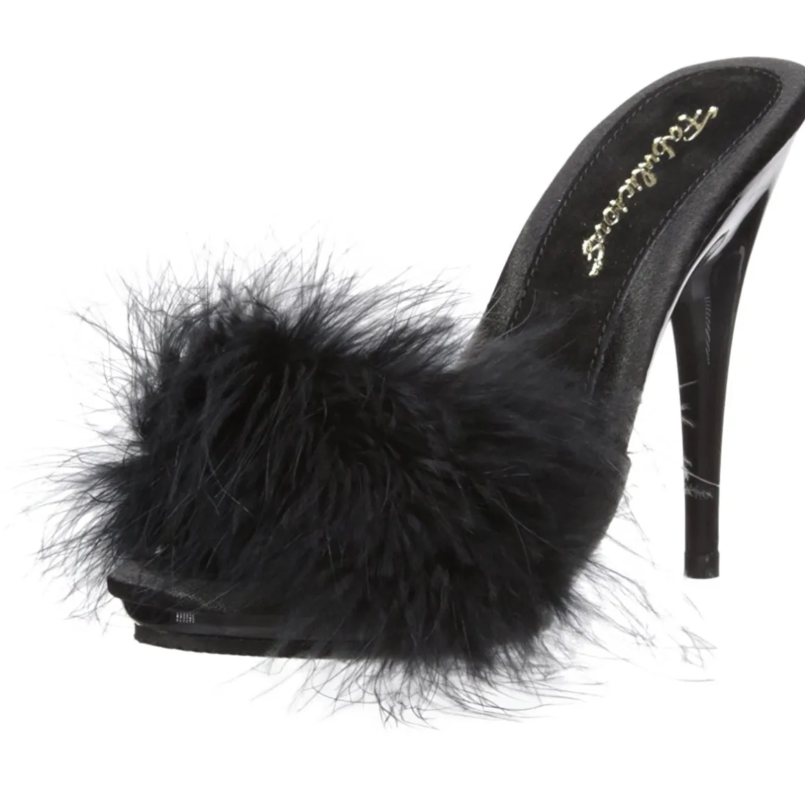 noir__cm_poisef_plumes_de_1.webp Noir 13 cm POISE-501F plumes de marabout Mules Chaussures