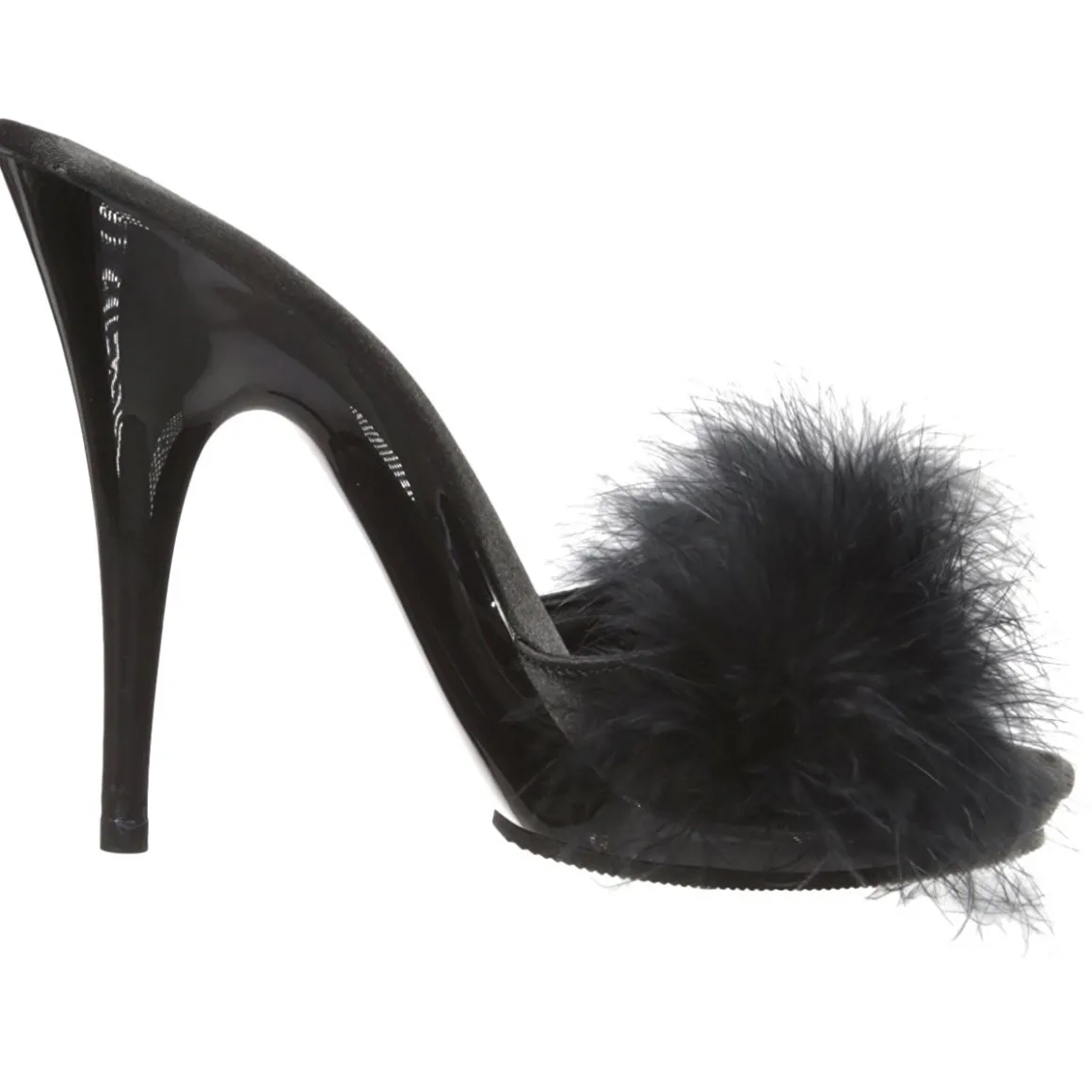 noir__cm_poisef_plumes_de_3.webp Noir 13 cm POISE-501F plumes de marabout Mules Chaussures
