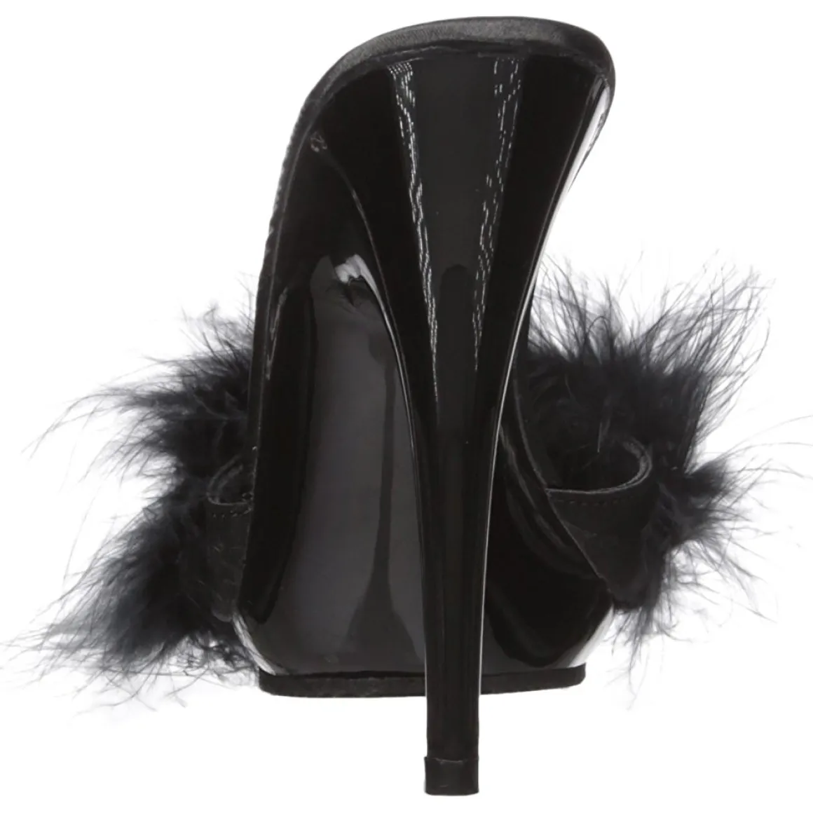 noir__cm_poisef_plumes_de_5.webp Noir 13 cm POISE-501F plumes de marabout Mules Chaussures