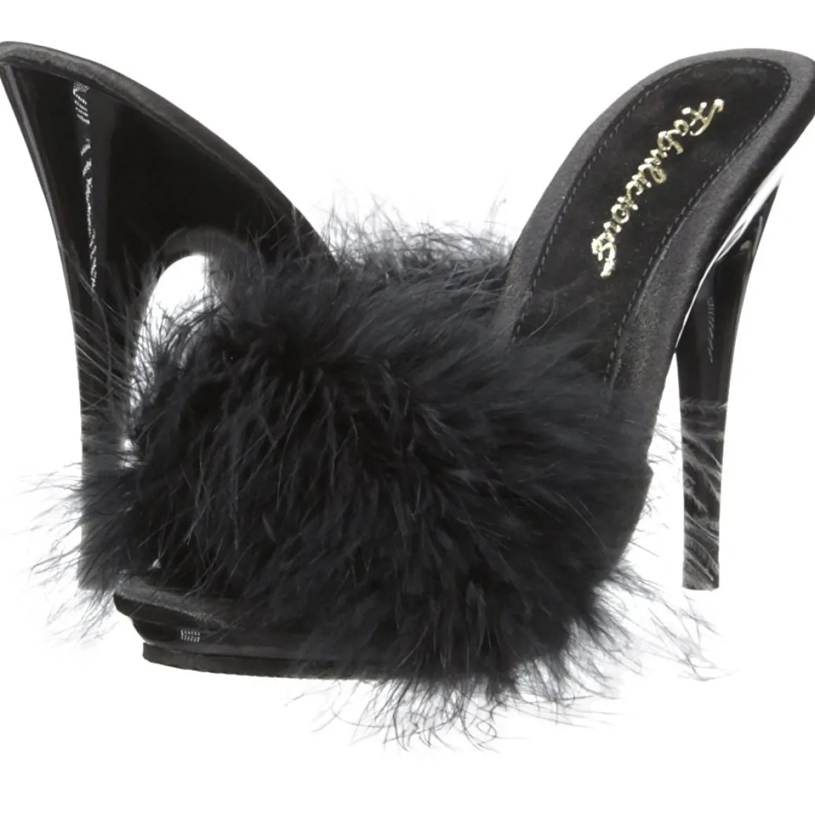 noir__cm_poisef_plumes_de_7.webp Noir 13 cm POISE-501F plumes de marabout Mules Chaussures