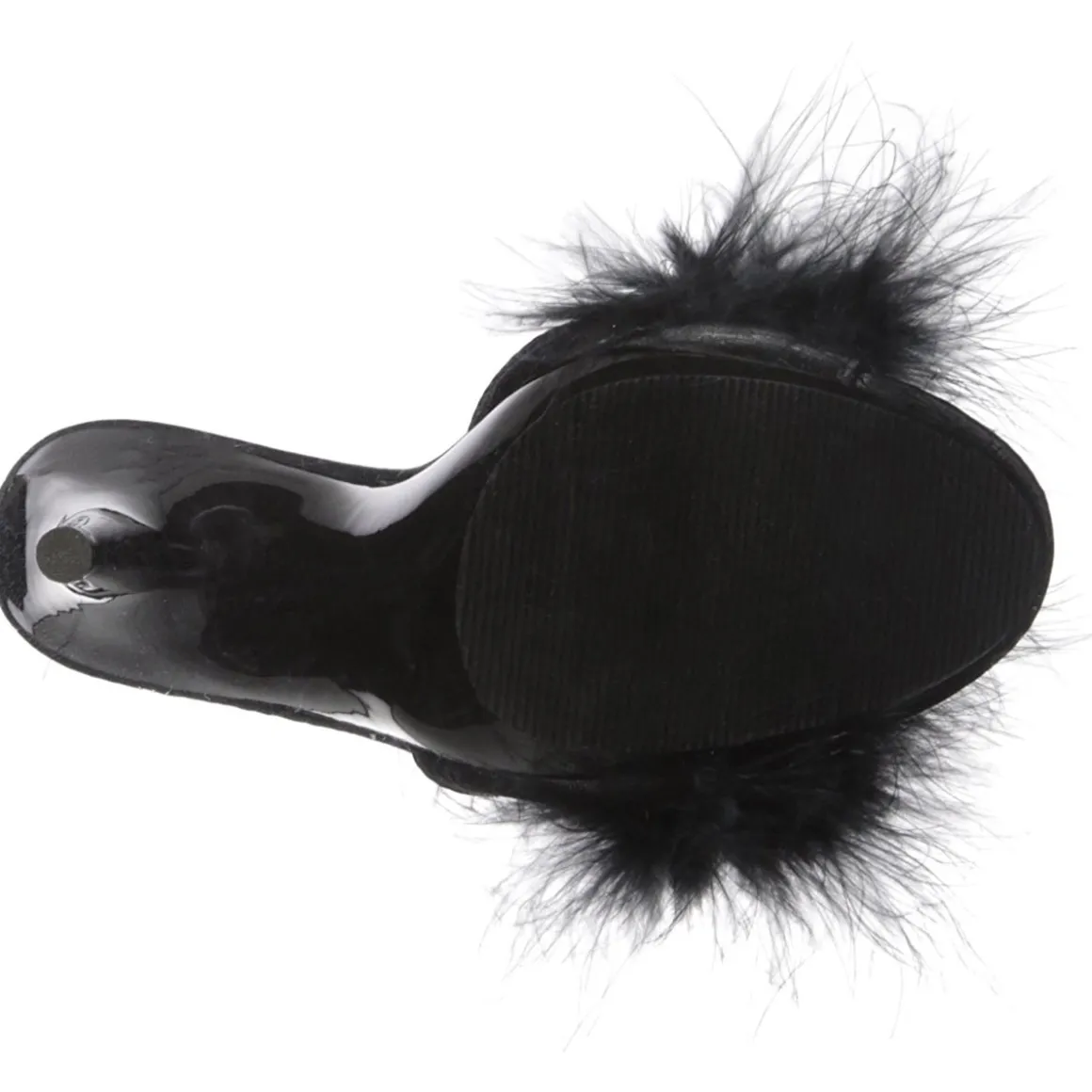 noir__cm_poisef_plumes_de_8.webp Noir 13 cm POISE-501F plumes de marabout Mules Chaussures