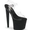 Noir 20 cm RAZZLE-808WR plateforme sandales talons hauts de pole dance
