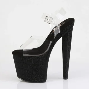 Noir 20 cm RAZZLE-808WR plateforme sandales talons hauts de pole dance