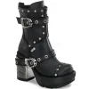 Noir 9 cm SINISTER-201 bottines lolita gothique semelles épaisses