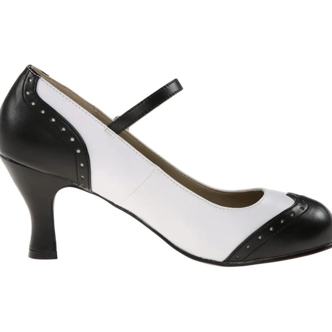 noir_blanc__cm_retro_vint_2.webp Noir Blanc 7,5 cm retro vintage FLAPPER-25 escarpins à talons hauts