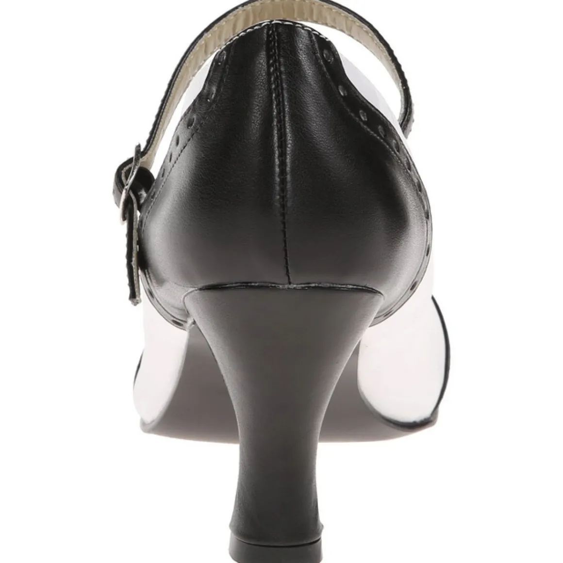noir_blanc__cm_retro_vint_4.webp Noir Blanc 7,5 cm retro vintage FLAPPER-25 escarpins à talons hauts