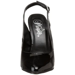 Noir escarpins verni 13 cm SEDUCE-317 slingback escarpins à bout pointu
