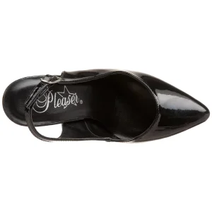 Noir escarpins verni 13 cm SEDUCE-317 slingback escarpins à bout pointu