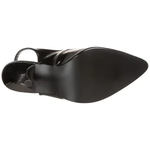Noir escarpins verni 13 cm SEDUCE-317 slingback escarpins à bout pointu