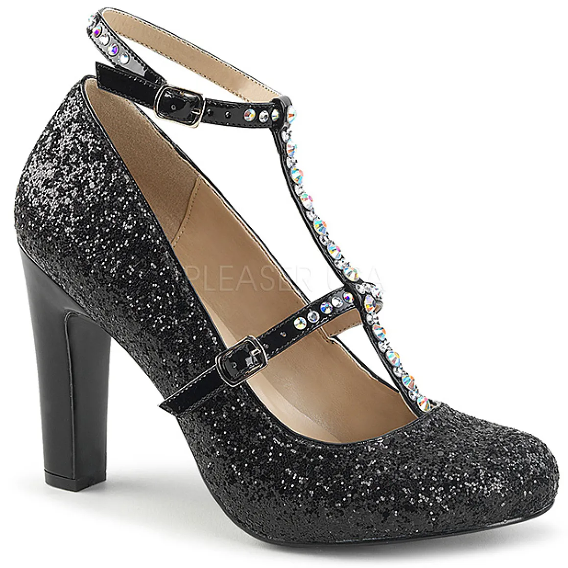 noir_etincelle__cm_queen__0.webp Noir Etincelle 10 cm QUEEN-01 grande taille escarpins femmes