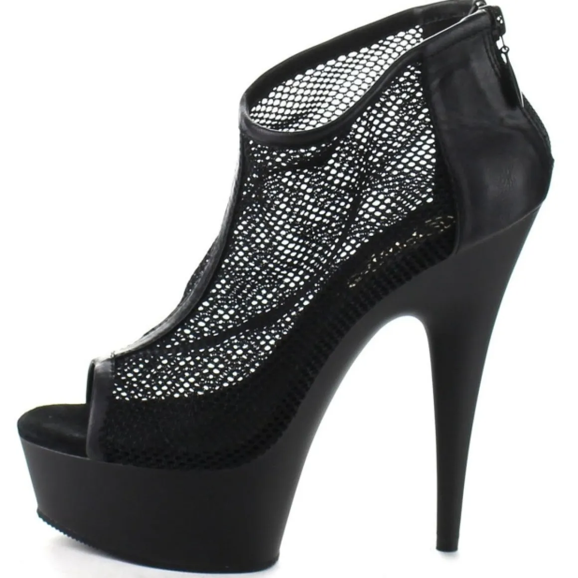 noir_filet__cm_pleaser_de_2.webp Noir Filet 15 cm Pleaser DELIGHT-600-12 Plateforme Bottines