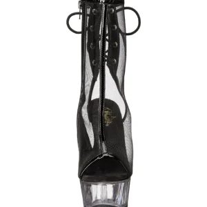 Noir Filet 16 cm Pleaser DELIGHT-1018MSH Plateforme Bottines