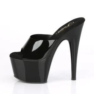 Noir Jelly-Like 18 cm ADORE-701N mules talons hauts de pole dance