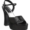 Noir Mat 13 cm DemoniaCult DOLLY-09 Talons Hauts Plateforme