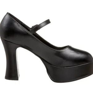 Noir Mat 11 cm MARYJANE-50 Mary Jane Escarpins Haut Talon