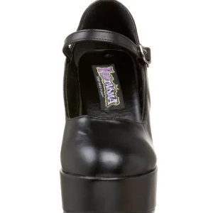 Noir Mat 11 cm MARYJANE-50 Mary Jane Escarpins Haut Talon
