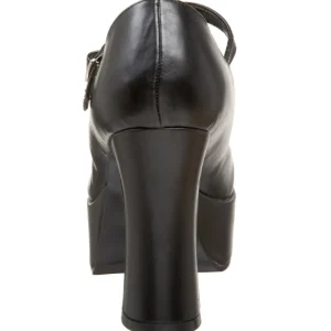 Noir Mat 11 cm MARYJANE-50 Mary Jane Escarpins Haut Talon