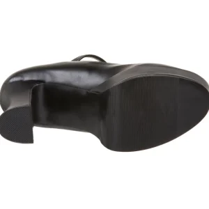 Noir Mat 11 cm MARYJANE-50 Mary Jane Escarpins Haut Talon