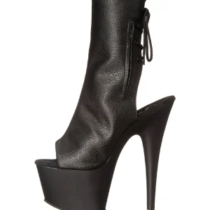 Noir Mat 18 cm Pleaser ADORE-1018 Plateforme Bottines