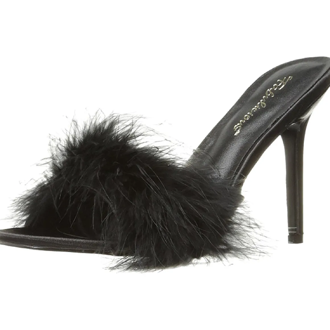 noir_plumes__cm_classique_1.webp Noir Plumes 10 cm CLASSIQUE-01F Chaussures Mules pour Hommes