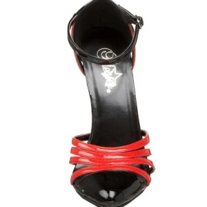 Noir Rouge 15 cm DOMINA-412 Chaussures pour femmes a talon