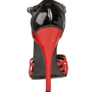 Noir Rouge 15 cm DOMINA-412 Chaussures pour femmes a talon
