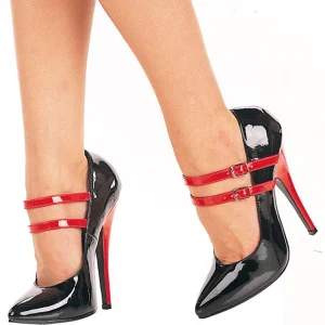 Noir Rouge 15 cm DOMINA-442 Chaussures pour femmes a talon