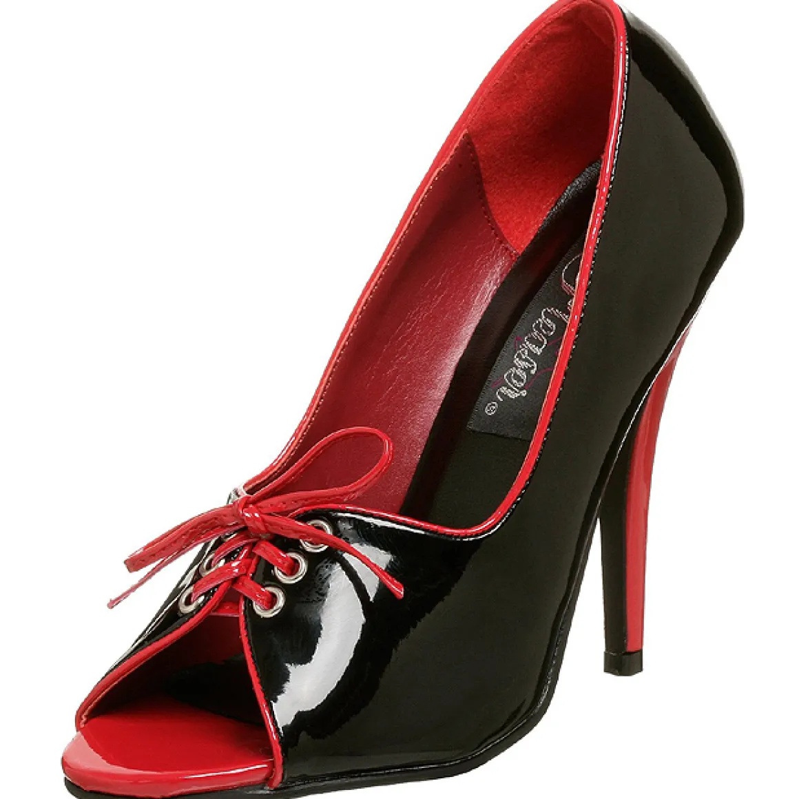 noir_rouge__cm_seduce_cha_3.webp Noir Rouge 12,5 cm SEDUCE-216 Chaussures pour femmes a talon